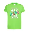 Дитяча футболка BTS DNA Лаймовий Дитяча футболка BTS DNA Лаймовий фото