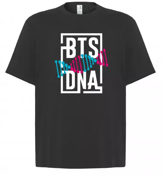 Футболка Оверсайз BTS DNA Чорний фото