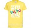Дитяча футболка BTS DNA Лимонний фото