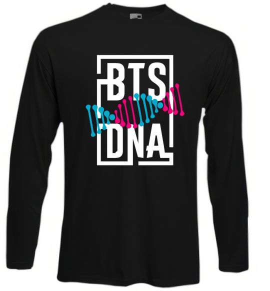 Лонгслів BTS DNA Чорний фото