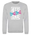 Світшот BTS DNA Сірий меланж фото