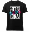 Мужская премиум футболка BTS DNA Черный фото