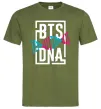 Чоловіча футболка BTS DNA Оливковий Чоловіча футболка BTS DNA Оливковий фото