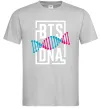 Чоловіча футболка BTS DNA Сірий Чоловіча футболка BTS DNA Сірий фото