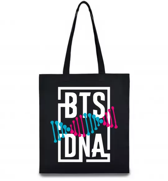 Эко-сумка BTS DNA Черный фото