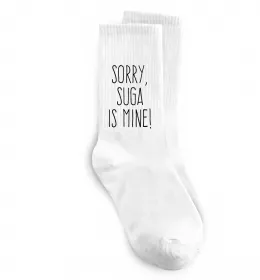 Носки Sorry Suga is mine Белый фото