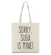 Еко-сумка Sorry Suga is mine Бежевий Еко-сумка Sorry Suga is mine Бежевий фото