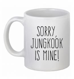 Чашка керамічна Sorry Jungkook is mine