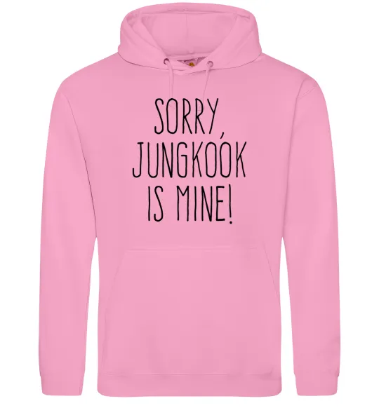 Жіноча толстовка (худі) Sorry Jungkook is mine Рожевий фото