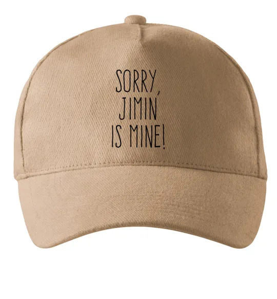 Кепка Sorry Jimin is mine Песочный фото