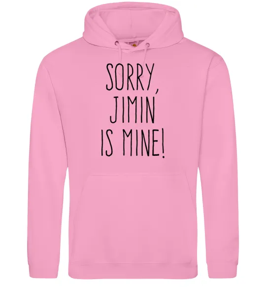 Женская толстовка (худи) Sorry Jimin is mine Розовый фото