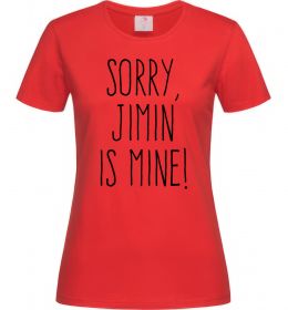Женская футболка Sorry Jimin is mine Женская футболка Sorry Jimin is mine