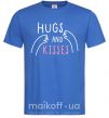 Чоловіча футболка Hugs and kisses Яскраво-синій фото