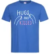 Чоловіча футболка Hugs and kisses Яскраво-синій Чоловіча футболка Hugs and kisses Яскраво-синій фото