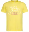 Чоловіча футболка Hugs and kisses Лимонний Чоловіча футболка Hugs and kisses Лимонний фото