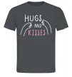 Чоловіча футболка Hugs and kisses Графіт Чоловіча футболка Hugs and kisses Графіт фото