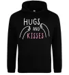 Чоловіча толстовка (худі) Hugs and kisses Чорний фото