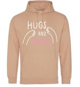 Мужская толстовка (худи) Hugs and kisses
