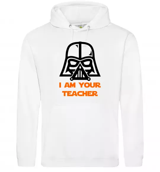 Женская толстовка (худи) I'm your teacher Белый фото