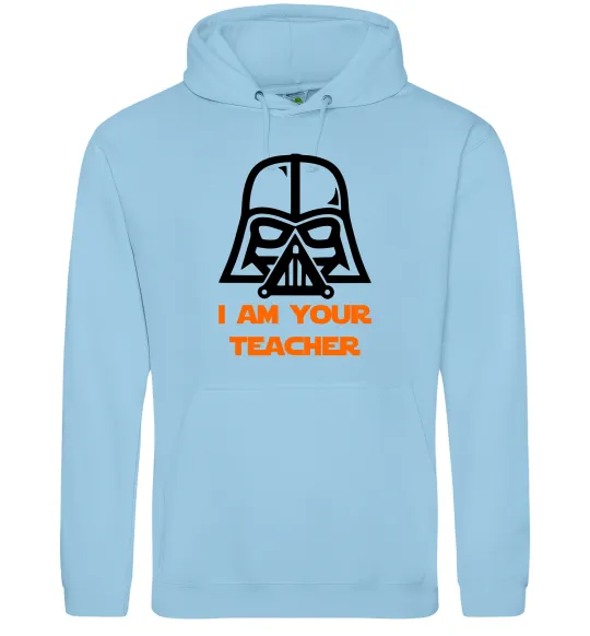 Жіноча толстовка (худі) I'm your teacher Блакитний фото