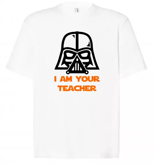 Футболка Оверсайз I'm your teacher Белый фото