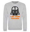 Свитшот I'm your teacher Серый меланж фото