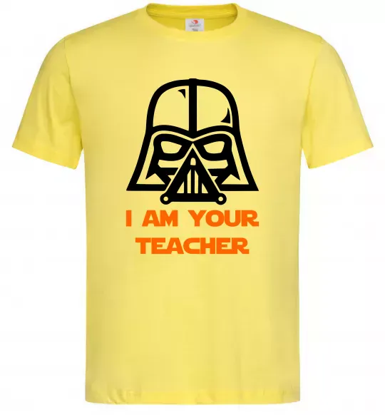 Мужская футболка I'm your teacher Лимонный фото