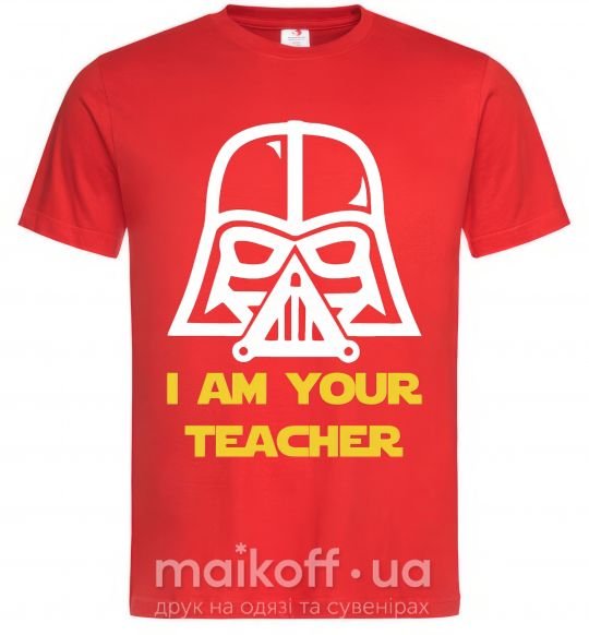 Чоловіча футболка I'm your teacher Червоний фото