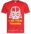 Мужская футболка I'm your teacher Красный фото