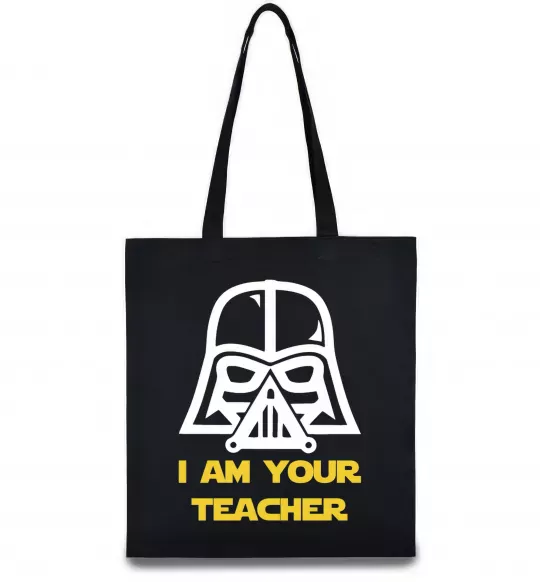 Еко-сумка I'm your teacher Чорний фото