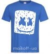 Мужская футболка Marshmello hot Ярко-синий фото