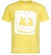 Чоловіча футболка Marshmello hot Лимонний фото
