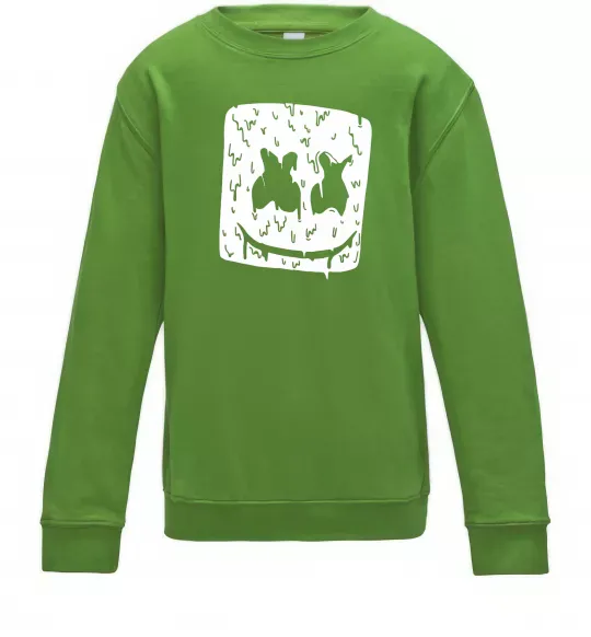 Дитячий світшот Marshmello hot Лаймовий фото