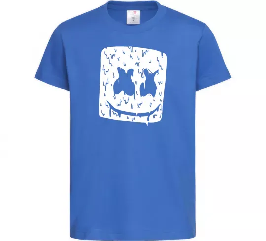 Дитяча футболка Marshmello hot Яскраво-синій фото