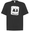 Футболка Оверсайз Marshmello hot Черный фото