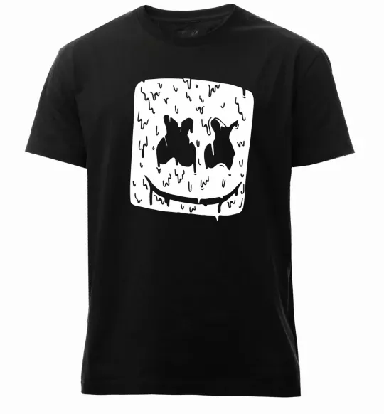 Чоловіча преміум футболка Marshmello hot Чорний фото