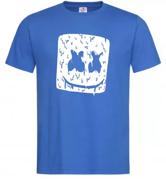 Мужская футболка Marshmello hot Ярко-синий фото