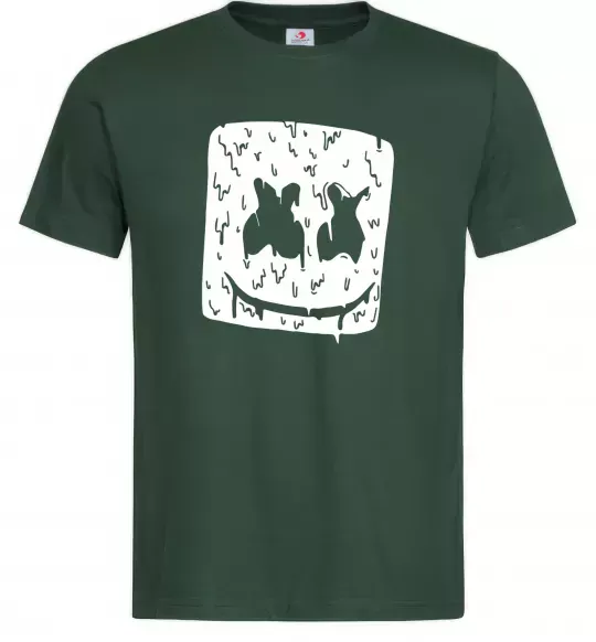 Мужская футболка Marshmello hot Темно-зеленый фото