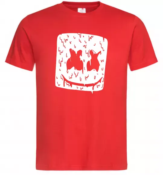 Мужская футболка Marshmello hot Красный фото