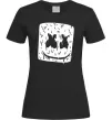 Женская футболка Marshmello hot Черный Женская футболка Marshmello hot Черный фото
