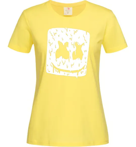 Женская футболка Marshmello hot Лимонный фото