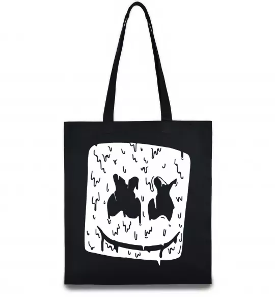 Эко-сумка Marshmello hot Черный фото