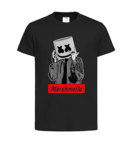 Детская футболка Marshmello cool Черный фото