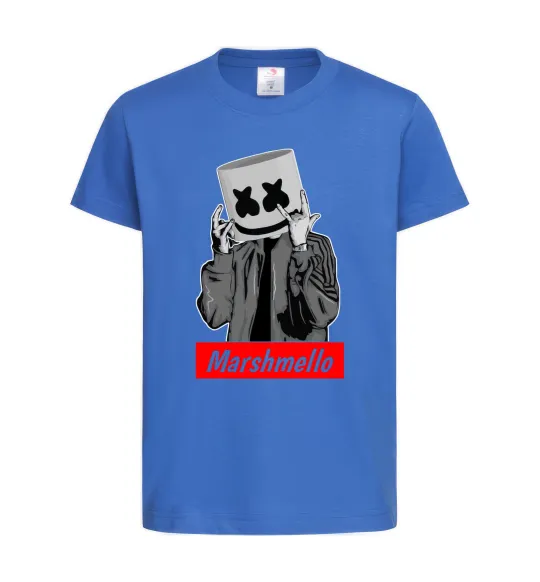 Детская футболка Marshmello cool Ярко-синий фото