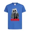 Детская футболка Marshmello cool Ярко-синий фото