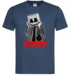 Чоловіча футболка Marshmello cool Темно-синій фото