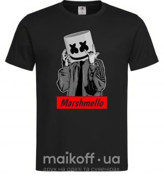 Мужская футболка Marshmello cool Черный фото