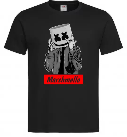 Чоловіча футболка Marshmello cool Чорний фото