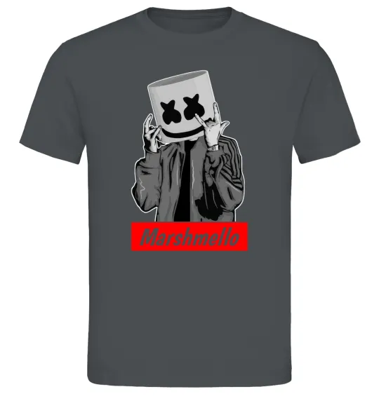 Чоловіча футболка Marshmello cool Графіт фото