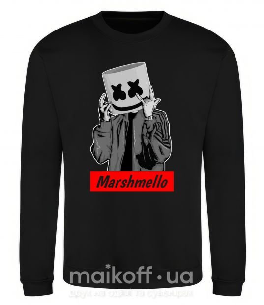 Світшот Marshmello cool Чорний фото